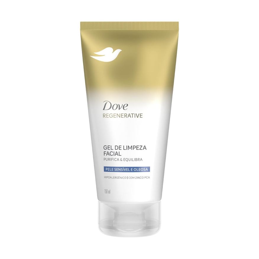 Dove Gel de Limpeza Facial Regenerative Purifica e Equilibra 150ml