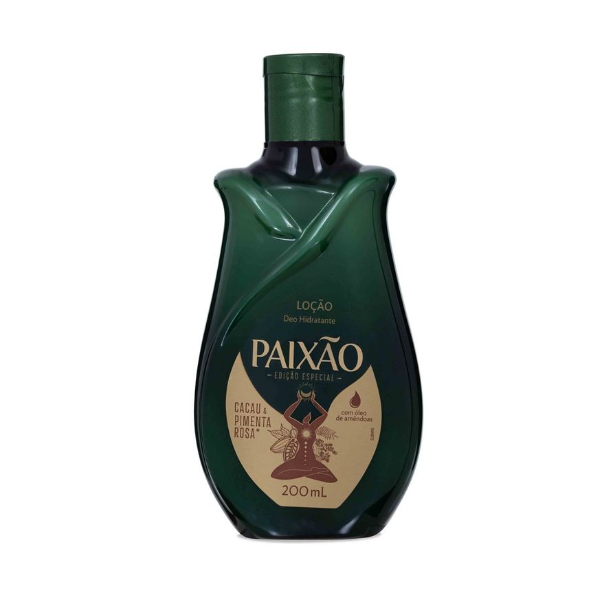 Paixao Loção Hidratante Paixão Cacau e Pimenta Rosa 200ml