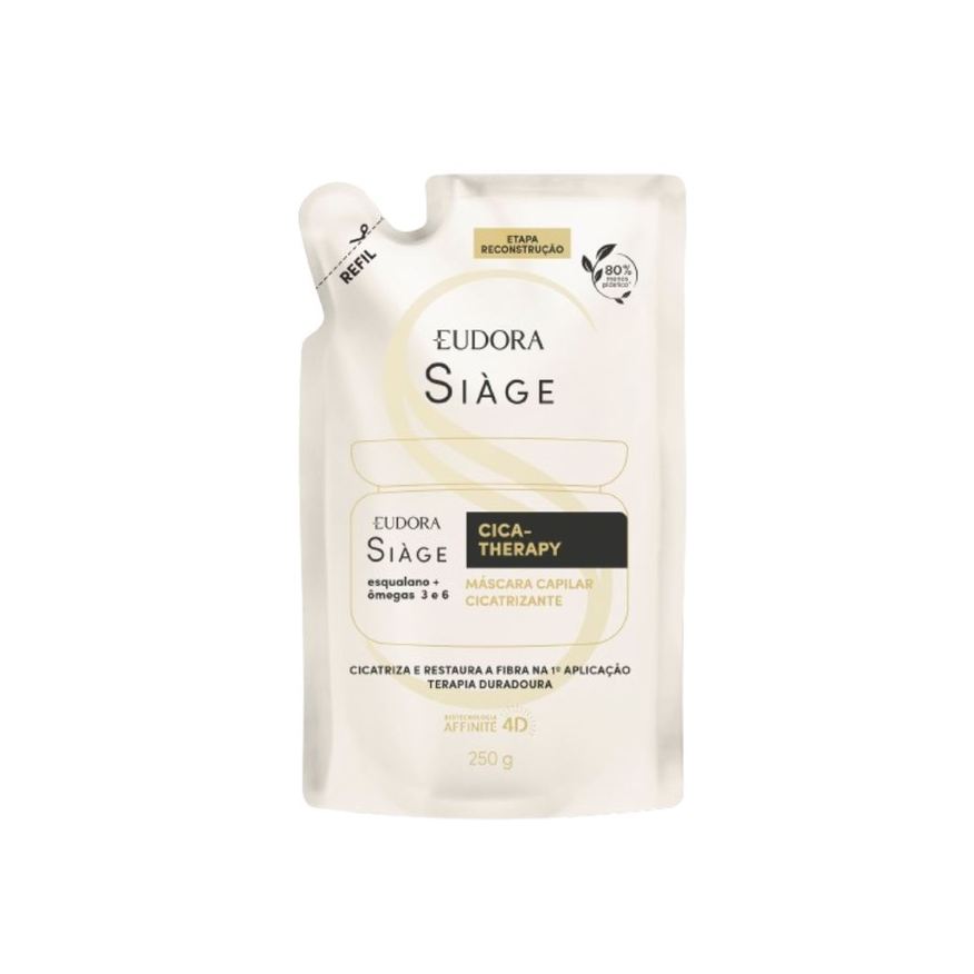 Siage Máscara Capilar Eudora Siàge Cica-Therapy Cicatrizante Refil 250g