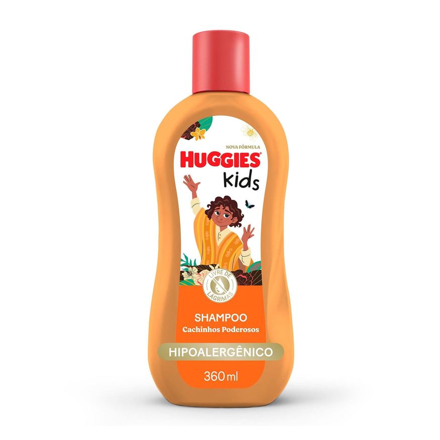 Huggies Shampoo Infantil Kids Cachinhos Poderosos 360ml