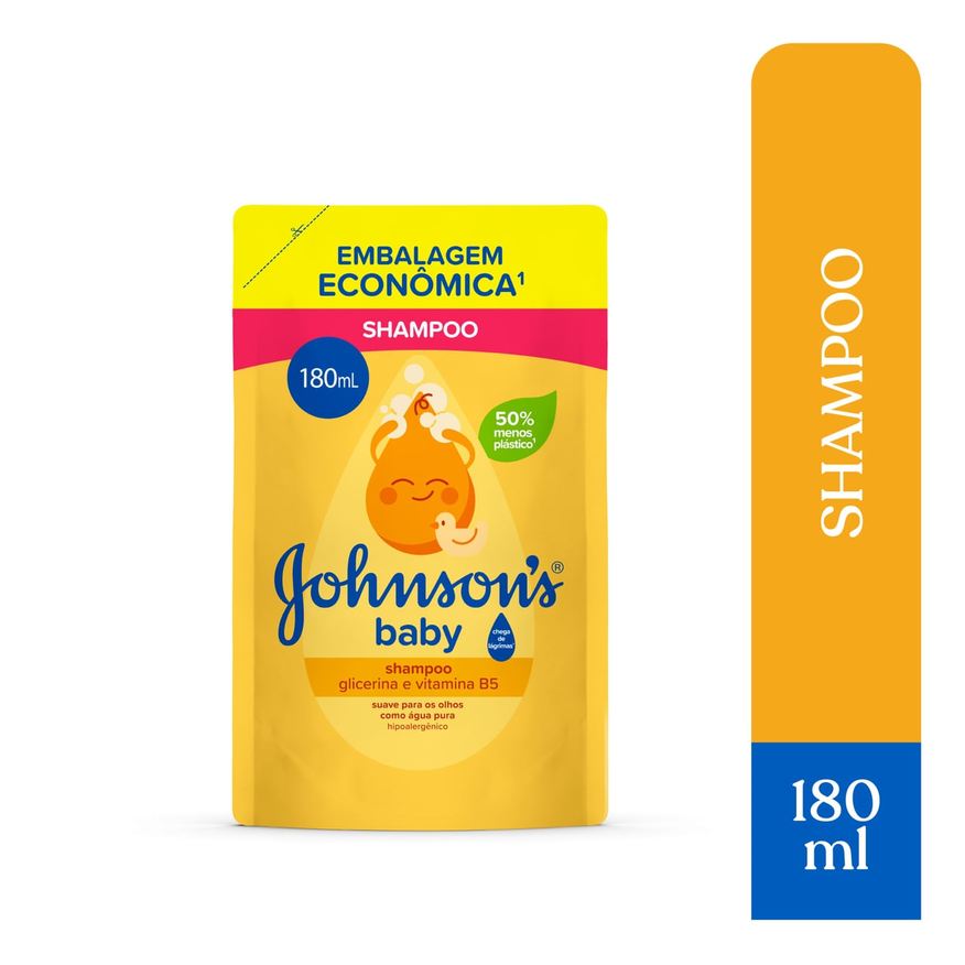 Johnsons Baby Shampoo Infantil Johnson's Baby Chega de Lágrimas Glicerina 180ml