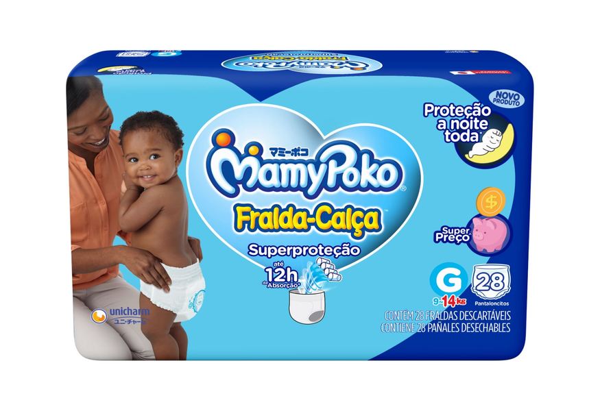 MamyPoko Fralda-Calça Superproteção G 28 Unidades
