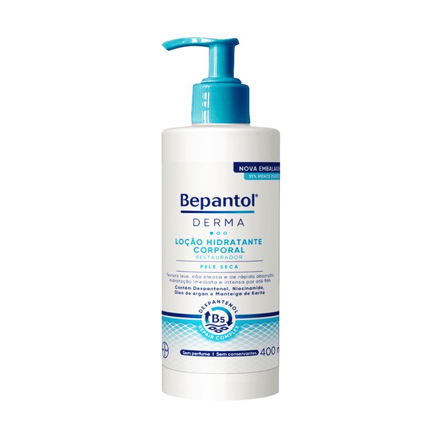 Bepantol Loção Corporal Derma Hidratante Restauradora 400ml