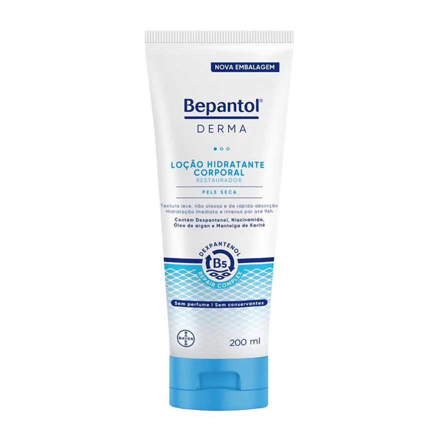 Bepantol Loção Corporal Derma Hidratante Restaurador 200ml