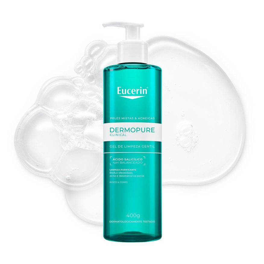 Eucerin Gel de Limpeza Facial DermoPure Oil Control Gentil 400g