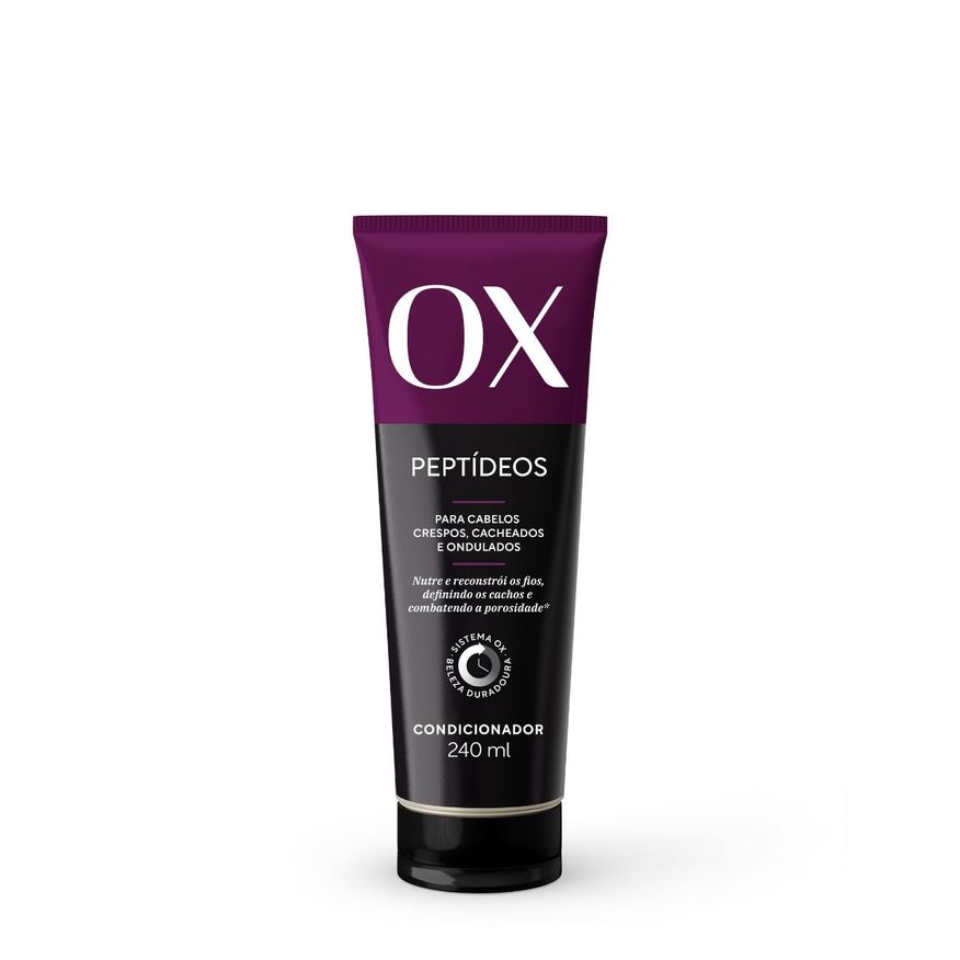OX Condicionador Peptídeos para Crespos e Cacheados 240ml