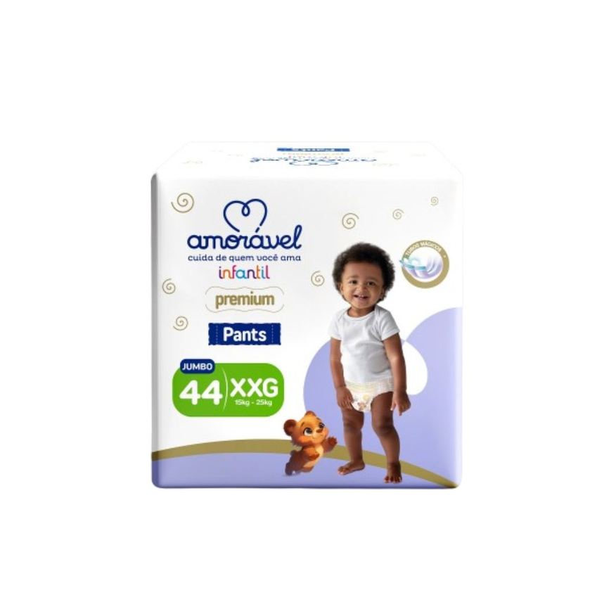 Amoravel Fralda Pants XXG 44 Unidades