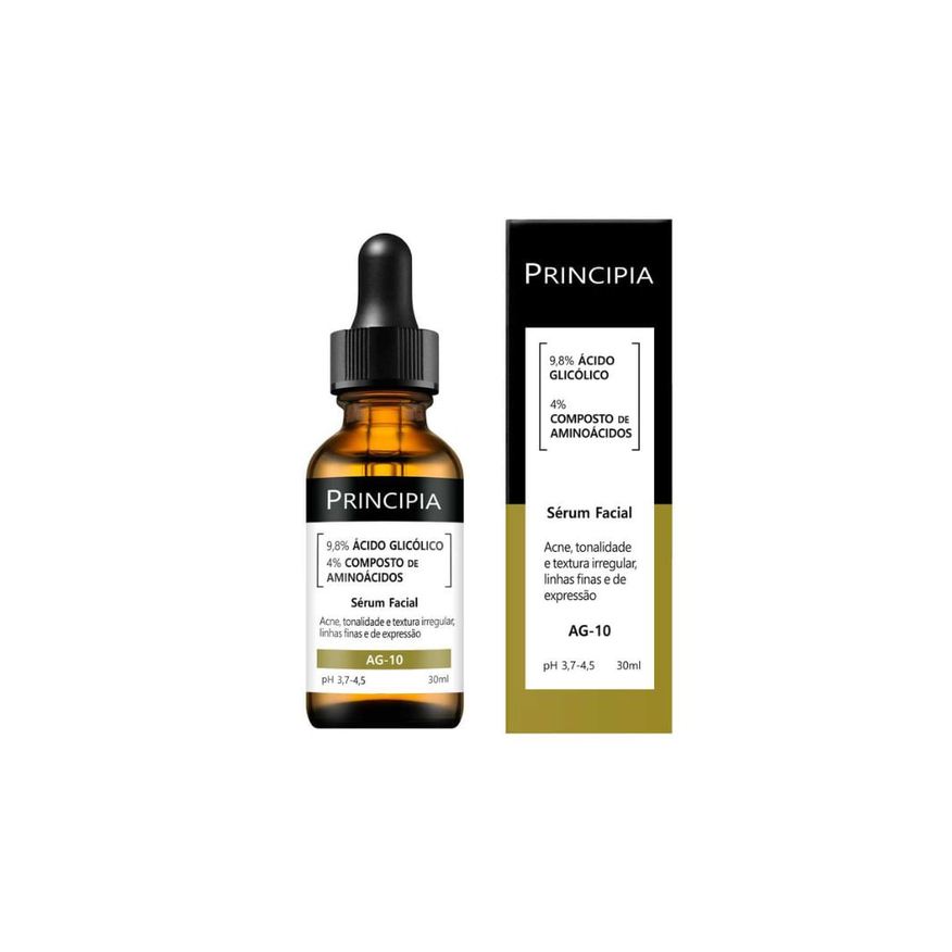 Principia Sérum Facial AG-10 com 9,8% Ácido Glicólico e 4% Aminoácidos 30ml