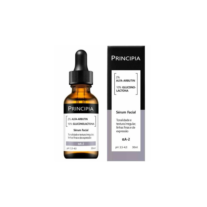 Principia Sérum Facial AA-2 Renovador com Alfa-Arbutin 2% e Gluconolactona 10% 30ml