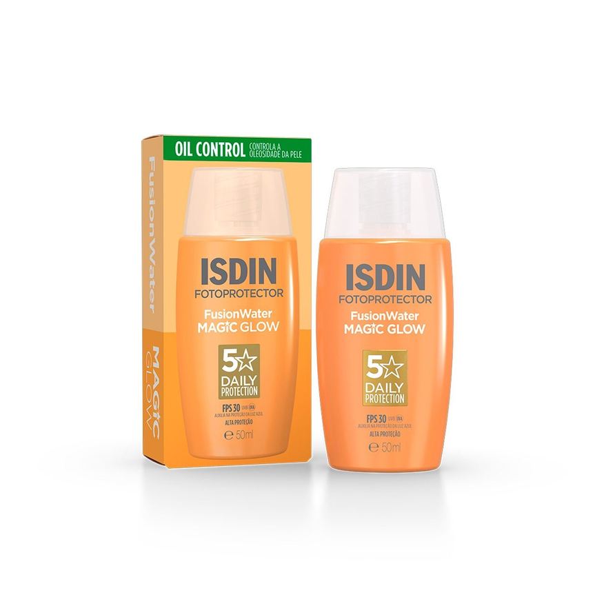 ISDIN Protetor Solar Facial Fusion Water Magic Glow FPS30 50ml