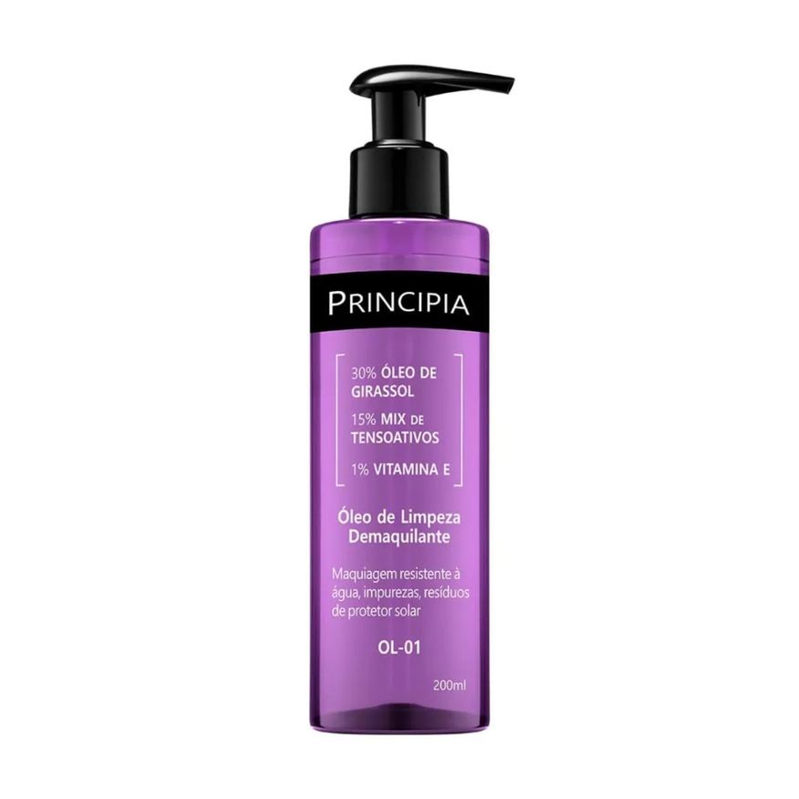 Principia Óleo de Limpeza OL-01 Demaquilante Facial 200ml