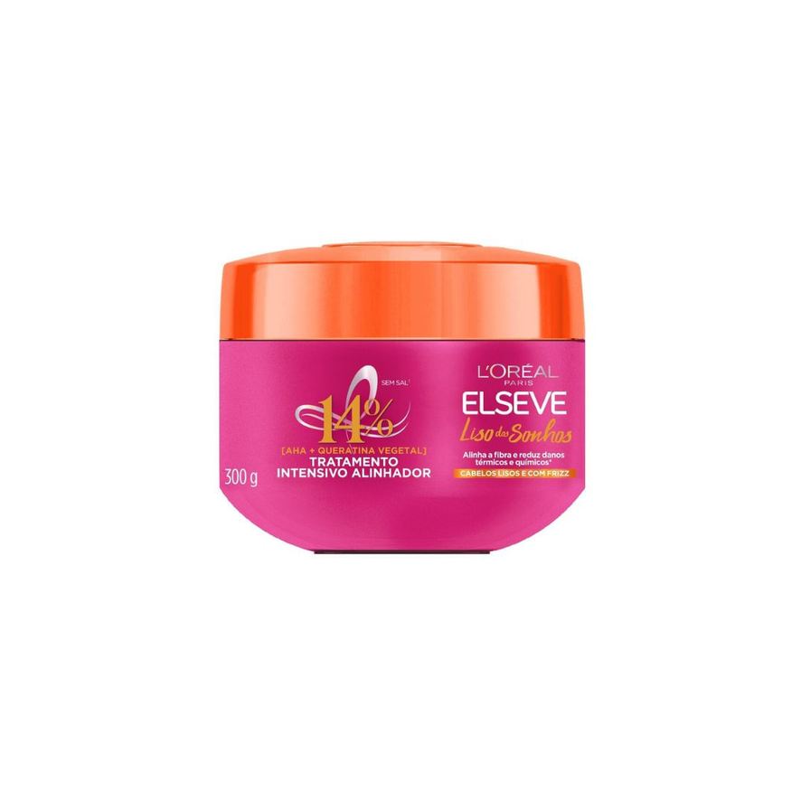 Elseve Creme de Tratamento Capilar Liso dos Sonhos Intensivo Alinhador 300g