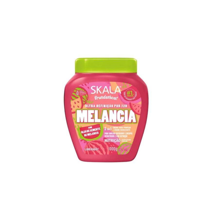 Skala Creme de Tratamento Capilar Frutástica Melancia 2 em 1 1kg