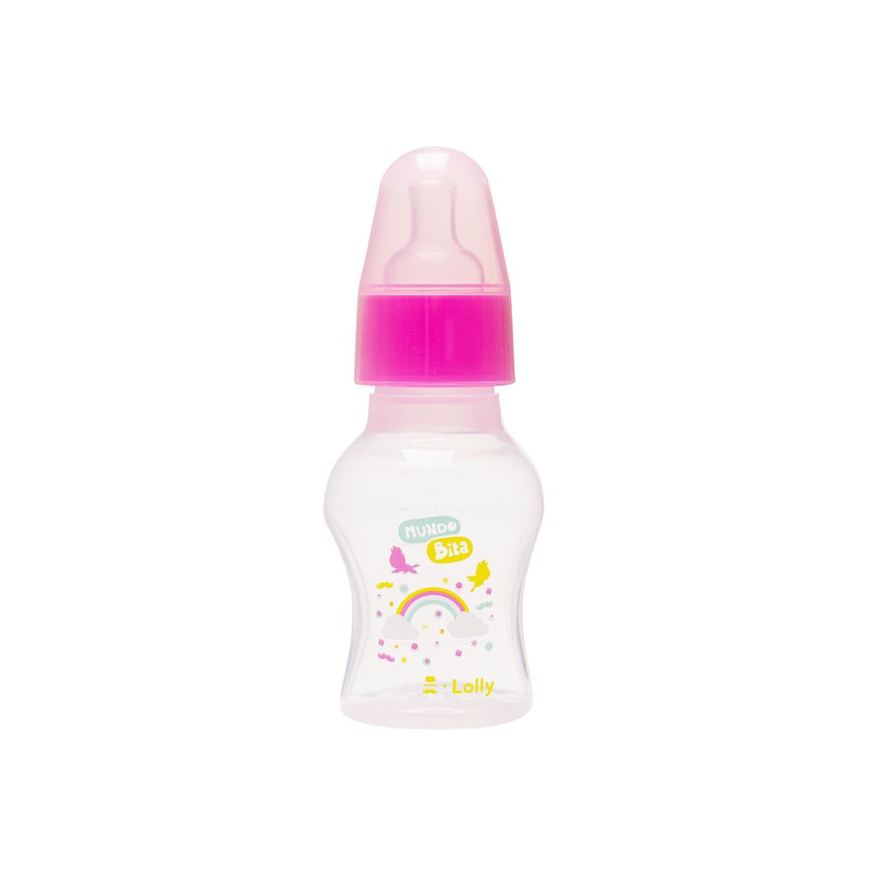 Lolly Mamadeira Chuquinha Kinddy Mundo Bita +0 meses Recém-Nascido 50ml 1 Unidade