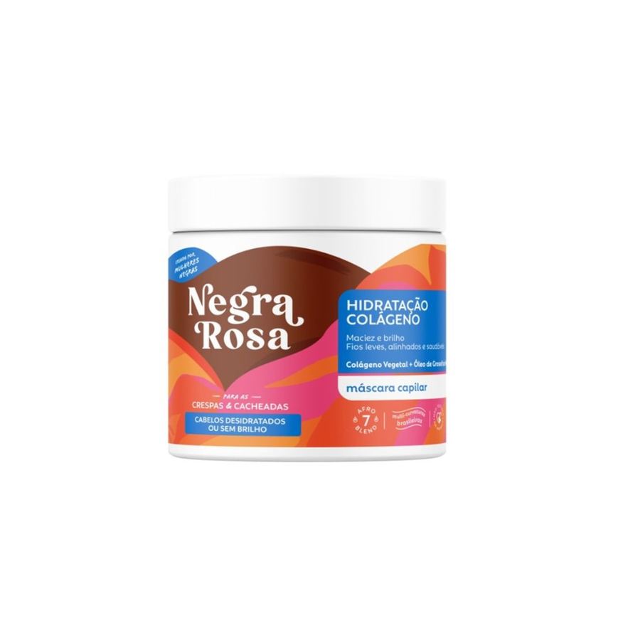 Negra Rosa Máscara De Tratamento Hidratação Colágeno 500g