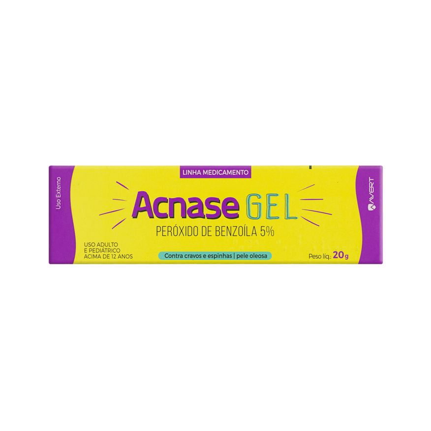Acnase Gel Facial com Peróxido de Benzoíla 5% 20g