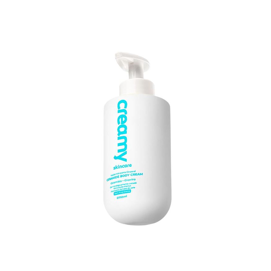 Creamy Loção Hidratante Ceramide Body Cream Sem Fragrância 200ml
