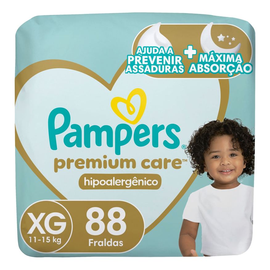 Pampers Fralda Infantil Premium Care Xg 88 Unidades