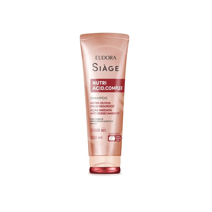 Eudora Shampoo Siàge Blend De Ácidos Cítrico, Itacônico E Lático 250ml