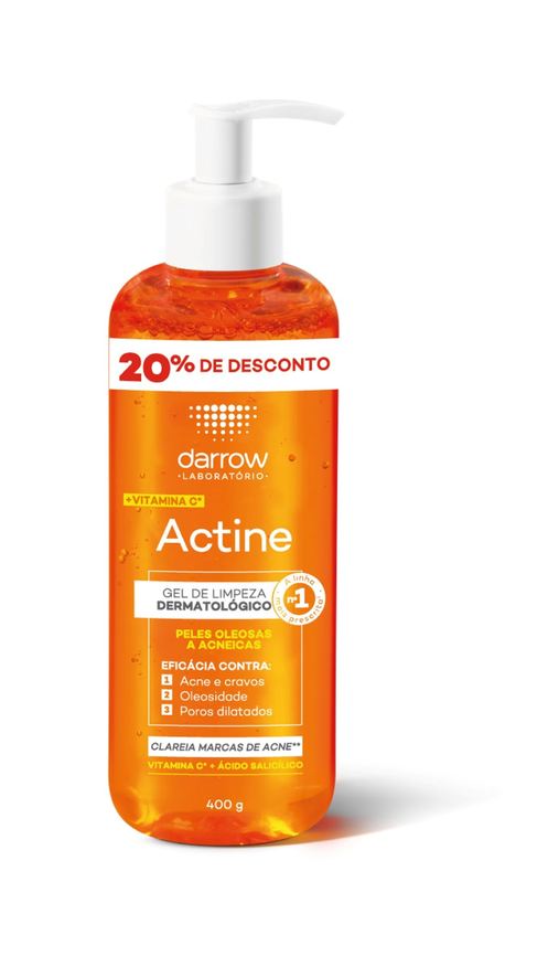 Darrow Gel De Limpeza Actine Frasco 400g