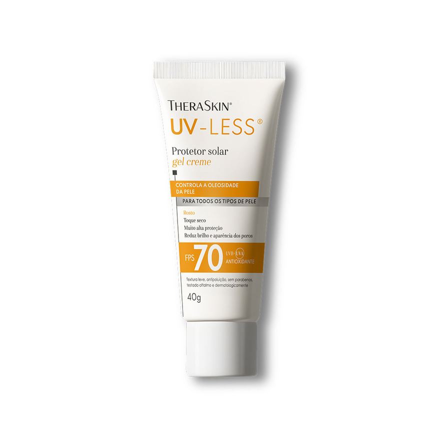 Theraskin Protetor Solar Facial Uv-Less Fps 70 Sem Cor 40g