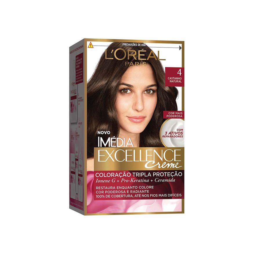 Imedia Tintura Imédia excellence Castanho natural 4