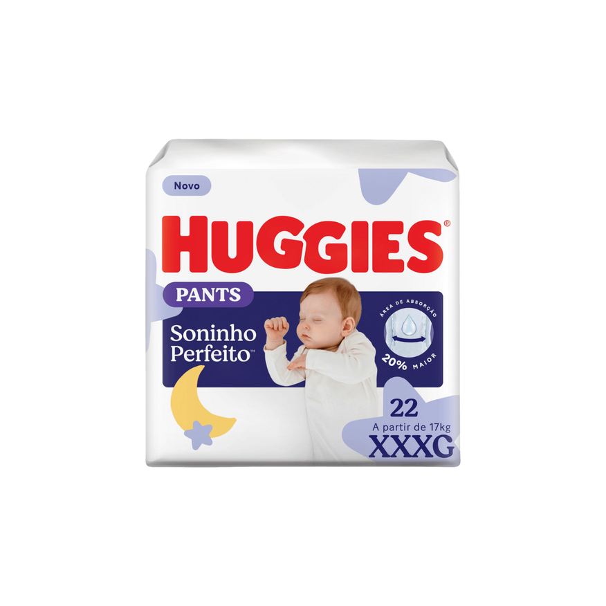 Huggies Fralda Descartável Infantil Pants Soninho Perfeito Xxxg 22 Unidades