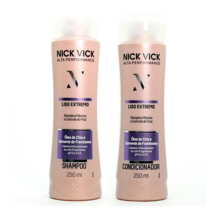 Nick Vick Kit Liso Extremo - Shampoo - Condicionador