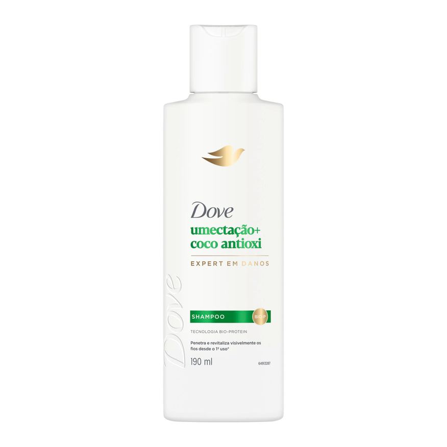 Dove Shampoo Umectação + Coco Antioxi 190ml