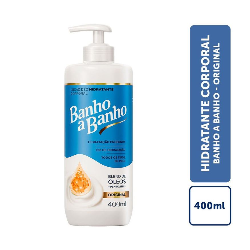Banho Banho Deo-Hidratante Loção Banho A Banho Original Blend De Óleos E Pentavitin 400ml