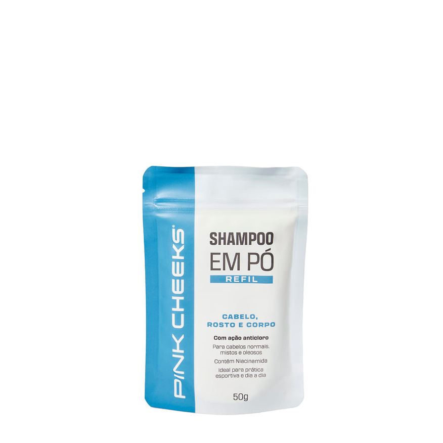 Pink Cheeks Shampoo em Pó 50g Refil
