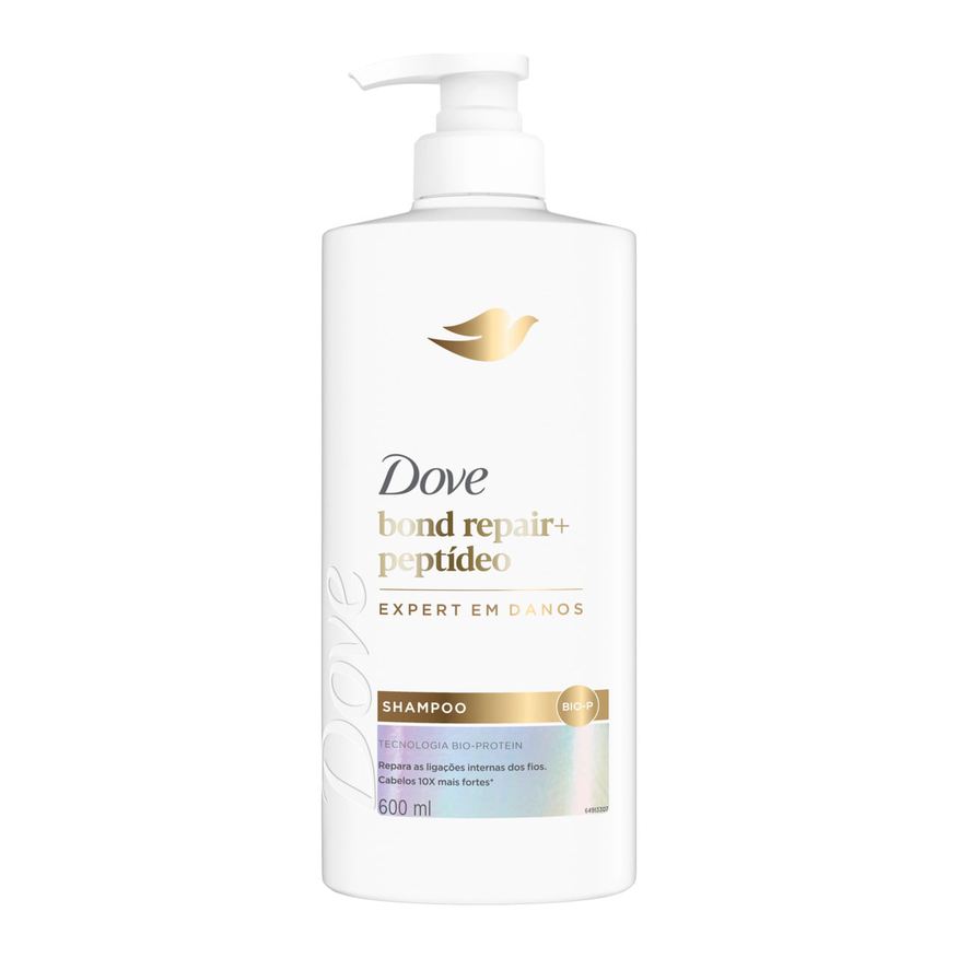 Dove Shampoo Bond Repair + Peptídeo 600ml