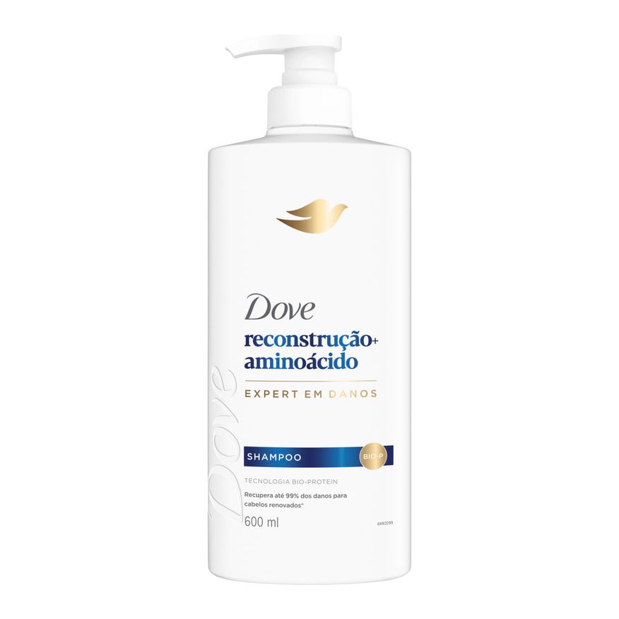 Dove Shampoo Reconstrução + Aminoácido Frasco 600ml