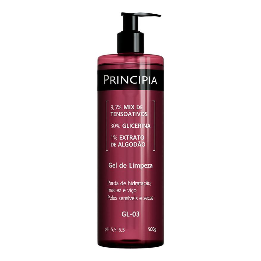 Principia Gel De Limpeza Peles Sensiveis E Secas gl-03 500ml