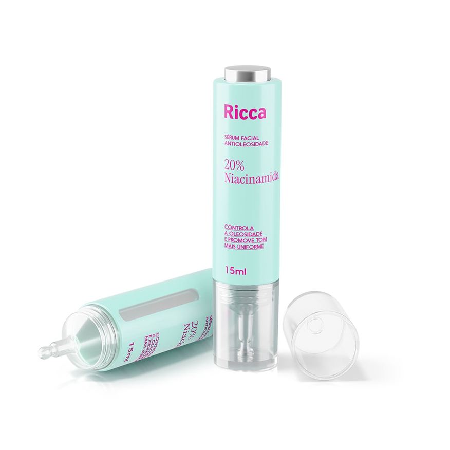 Ricca Sérum Facial Antioleosidade Niacinamida 15ml