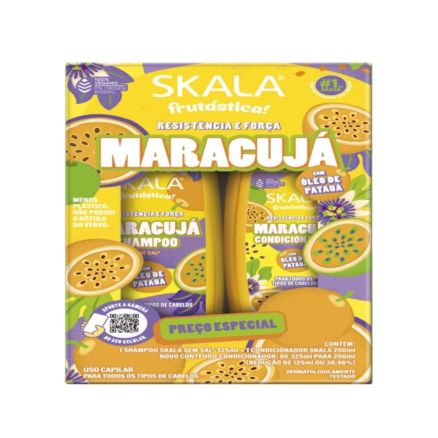 Skala Kit Maracuja Shampoo 325ml + Condicionador 200ml