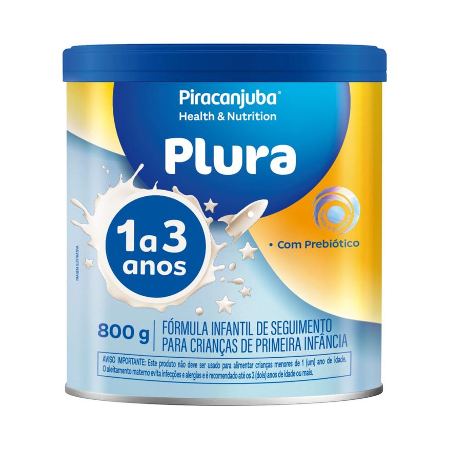 Plura Formula Infantil De 1 A 3 Anos 800g