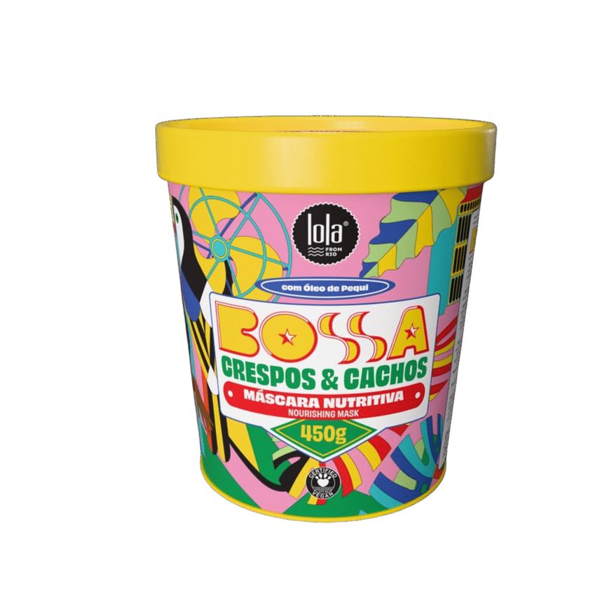 Lola Máscara Nutritiva From Rio Bossa Com Óleo De Pequi Crespos Cachos 450g