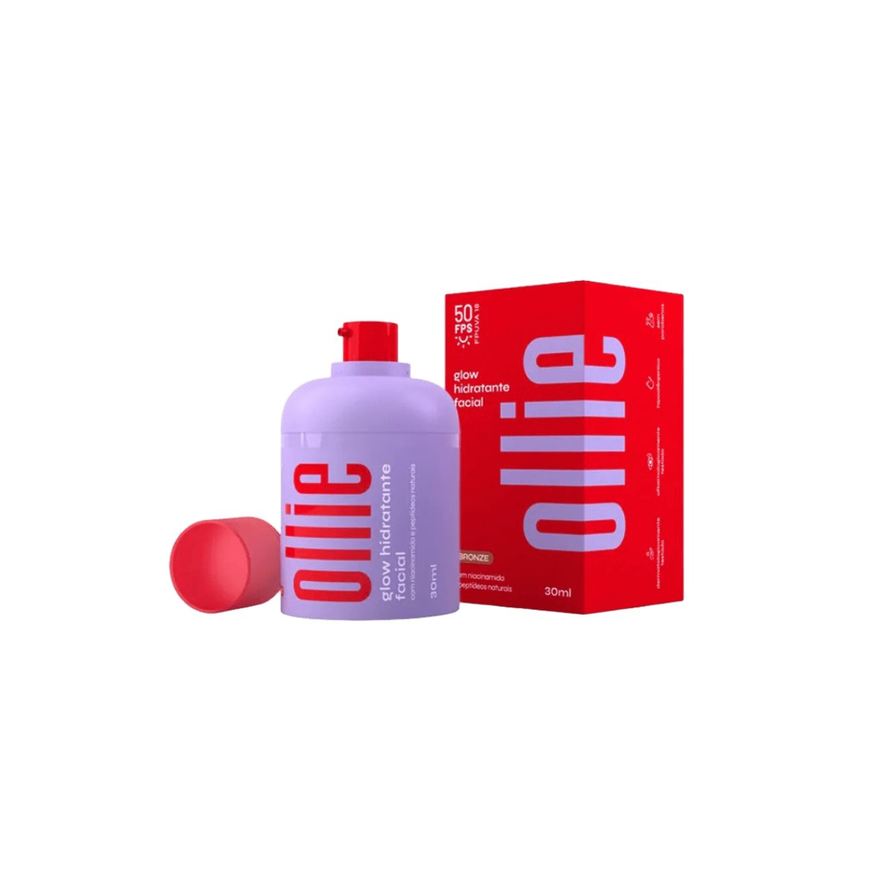 Ollie Hidratante Facial Glow Bronze Fps50 30ml