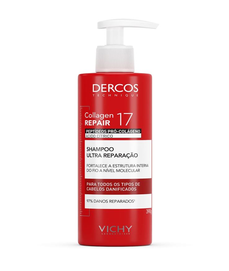 Dercos Shampoo Vichy Collagen Repair 17 390ml