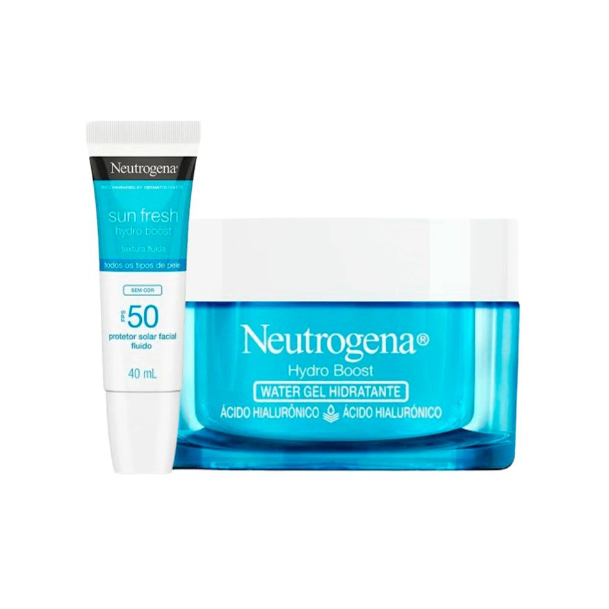 Neutrogena Kit Hidratante Facial 50g + Protetor Solar Facial Sun FreshFPS50 Sem Cor 40ml