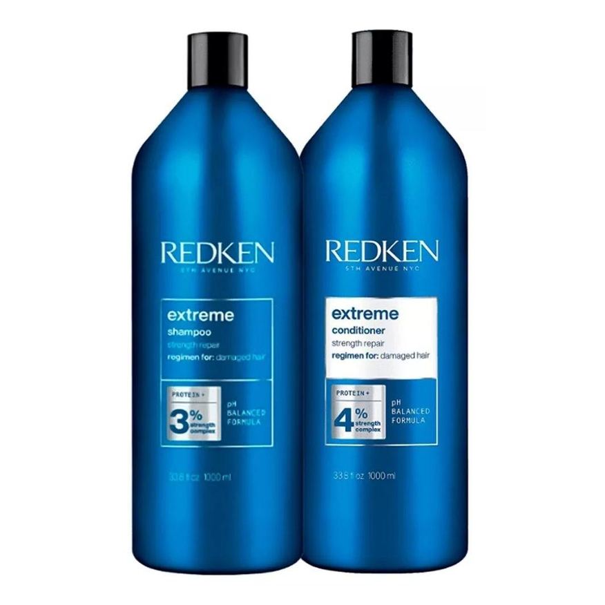 Redken - Extreme Shampoo + Condicionador - Kit Capilar - 1L