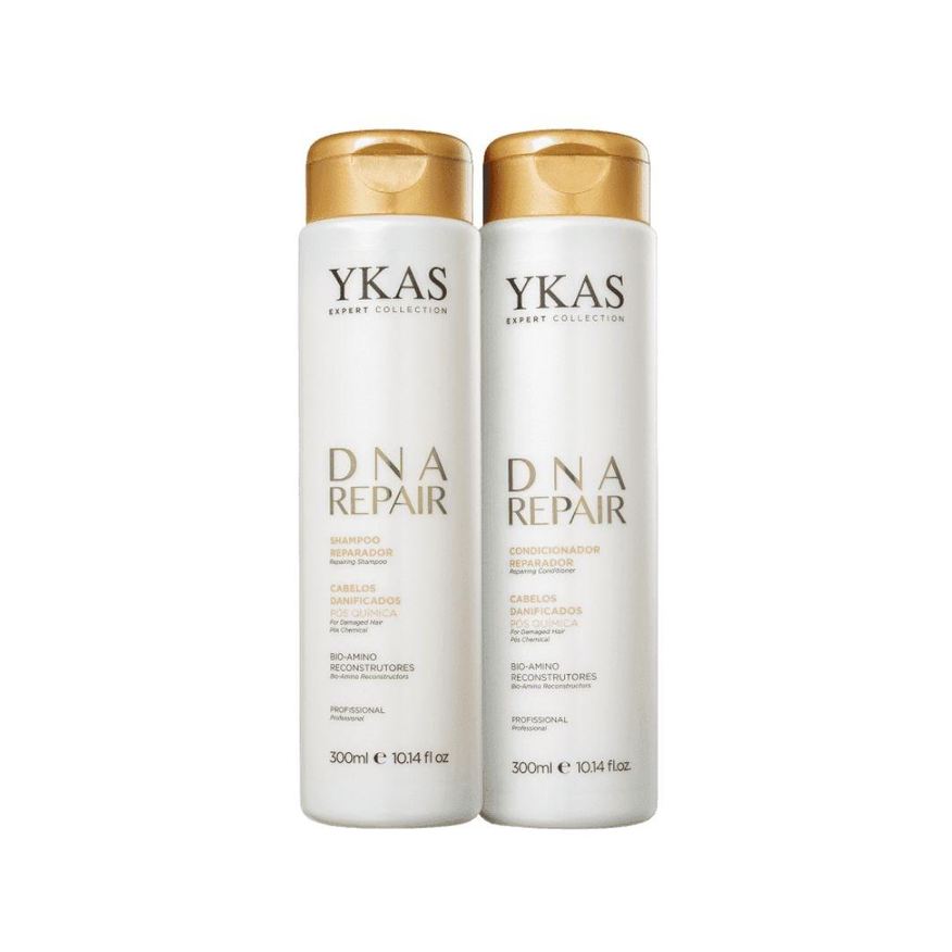 Ykas - DNA Repair Shampoo + Condicionador - Kit Capilar - 2x300ml