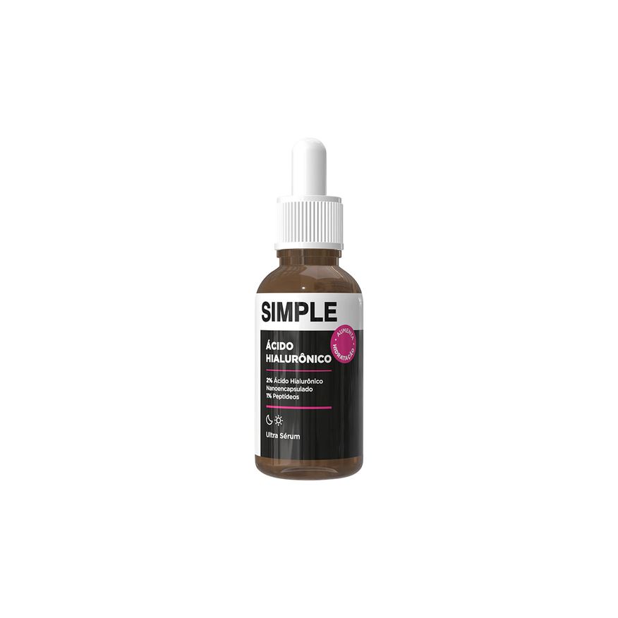 Simple Organic Sérum Facial Simple Ácido Hialurônico 30ml
