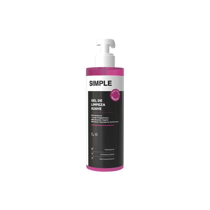 Simple Organic Gel De Limpeza Facial Simple Suave 350g
