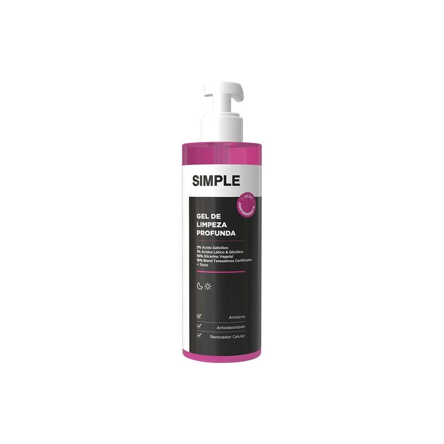 Simple Organic Gel De Limpeza Facial Simple 350g