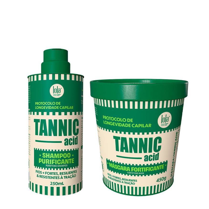 Lola From Rio - Tannic - Kit Shampoo 250ml + Máscara 450g