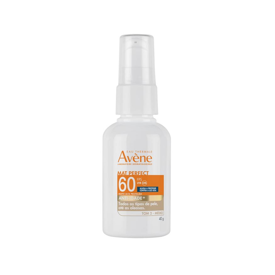 Avene Protetor Solar Facial Avène Tom Médio Mat Perfect Anti-Idade Fps60 40g