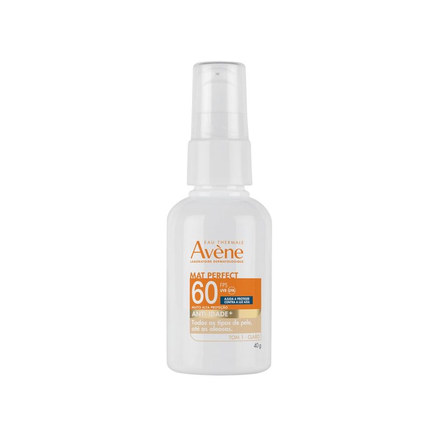 Avene Protetor Solar Facial Avène Tom Claro Mat Perfect Anti-Idade Fps60 40g
