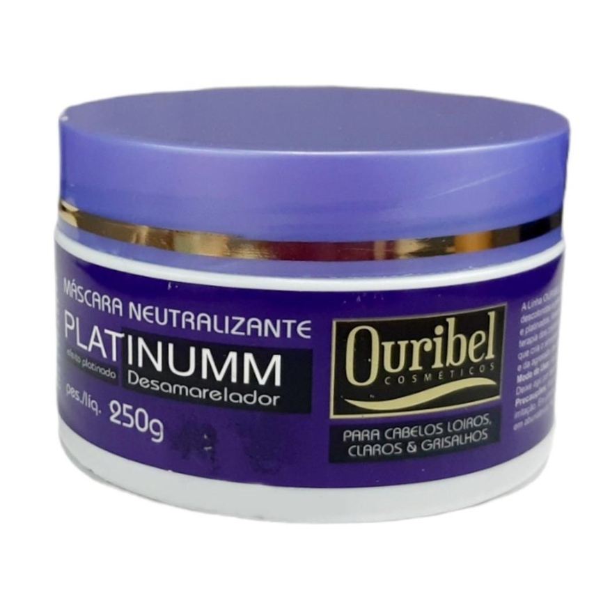 Ouribel - Platinum Desamarelador - Máscara Capilar - 250ml